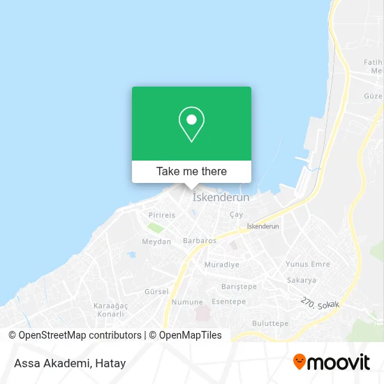 Assa Akademi map