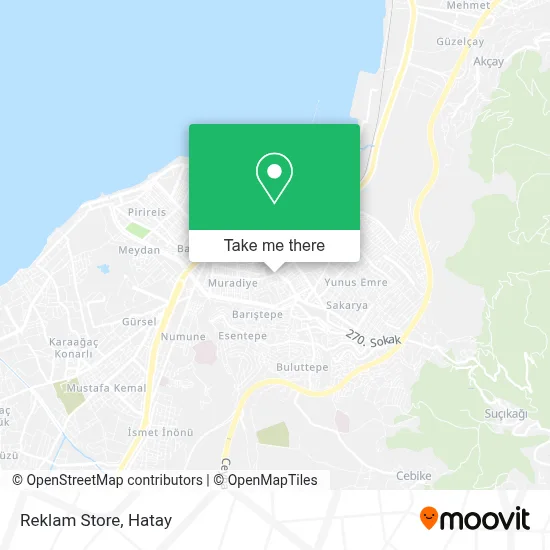 Reklam Store map