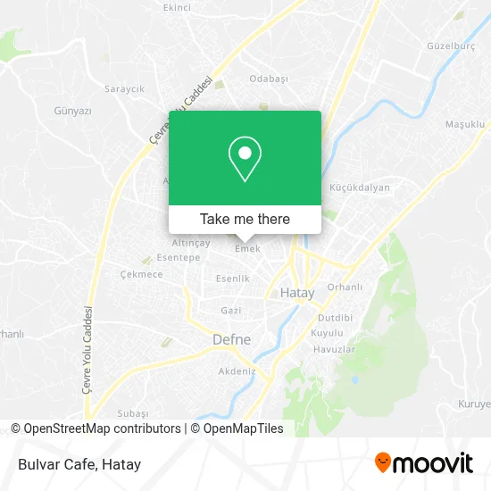 Bulvar Cafe map
