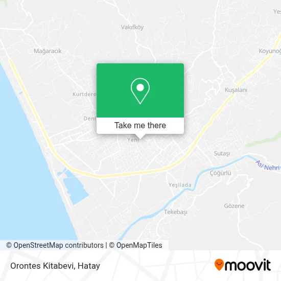 Orontes Kitabevi map