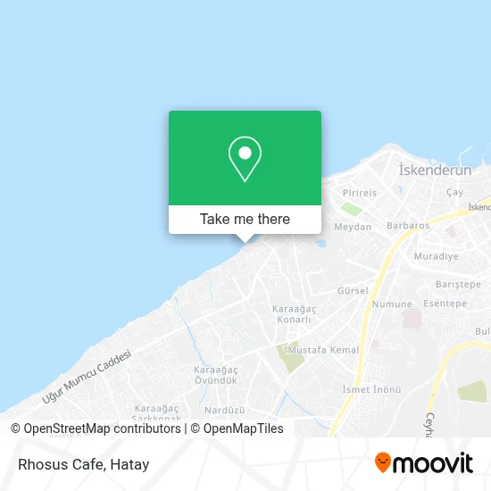 Rhosus Cafe map