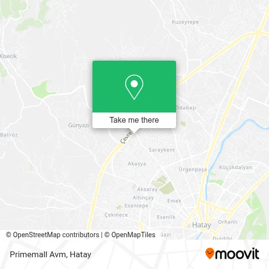 Primemall Avm map
