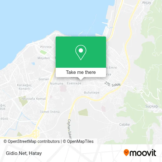 Gidio.Net map