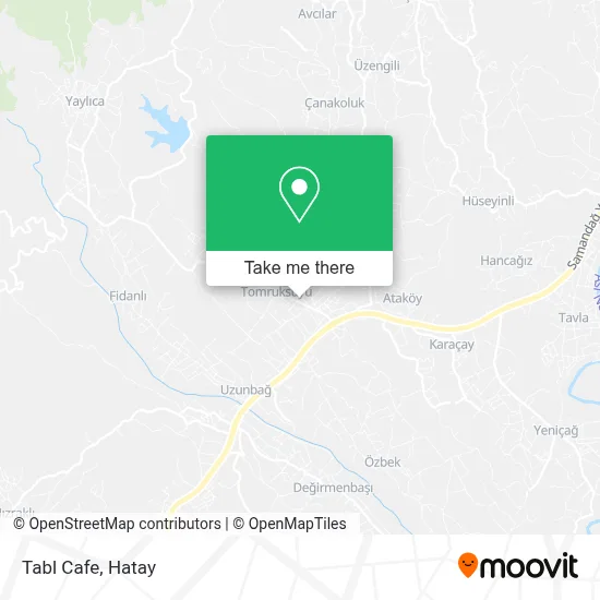 Tabl Cafe map