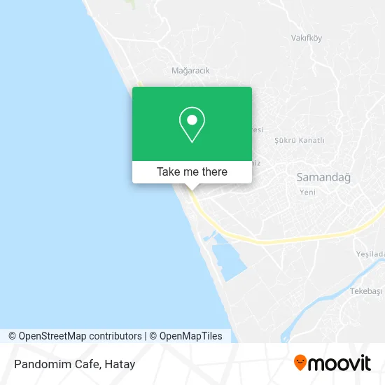 Pandomim Cafe map