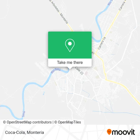 Coca-Cola map