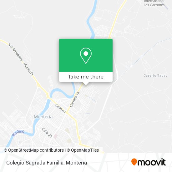 Colegio Sagrada Familia map