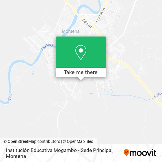 Institución Educativa Mogambo - Sede Principal map