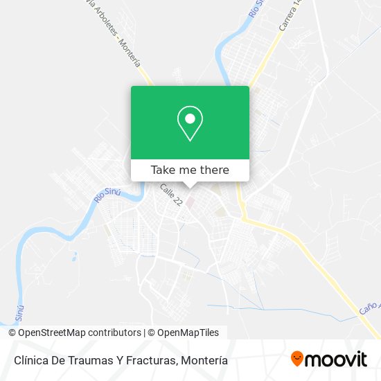 Mapa de Clínica De Traumas Y Fracturas