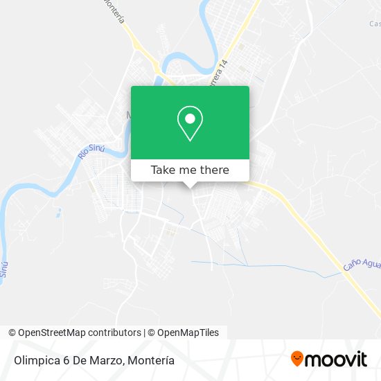 Olimpica 6 De Marzo map