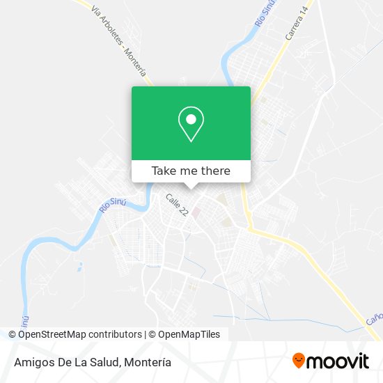 Mapa de Amigos De La Salud