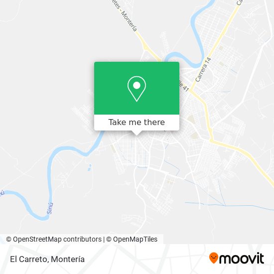 Mapa de El Carreto