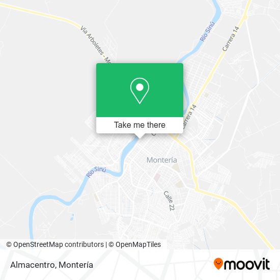 Mapa de Almacentro