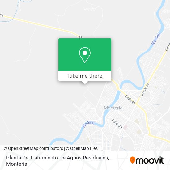 Planta De Tratamiento De Aguas Residuales map