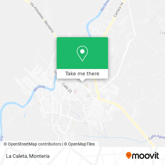 Mapa de La Caleta