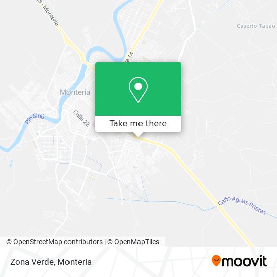 Mapa de Zona Verde