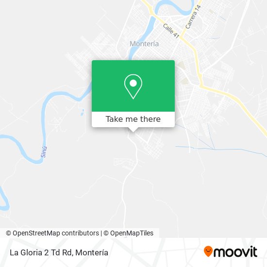 Mapa de La Gloria 2 Td Rd