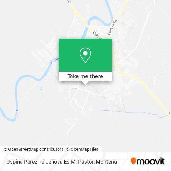 Mapa de Ospina Pérez Td Jehova Es Mi Pastor