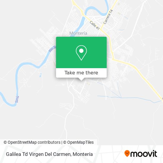 Mapa de Galilea Td Virgen Del Carmen