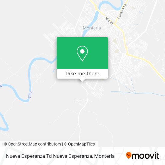 Mapa de Nueva Esperanza Td Nueva Esperanza