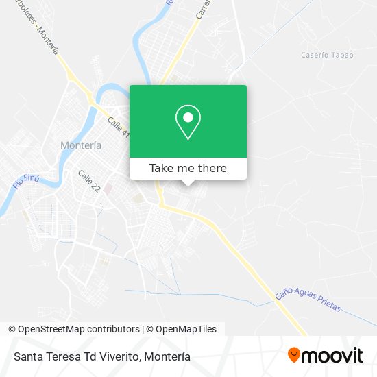 Santa Teresa Td Viverito map