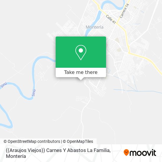 ((Araujos Viejos)) Carnes Y Abastos La Familia map
