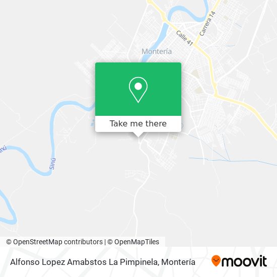 Mapa de Alfonso Lopez Amabstos La Pimpinela