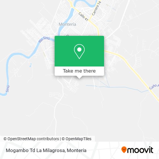 Mogambo Td La  Milagrosa map
