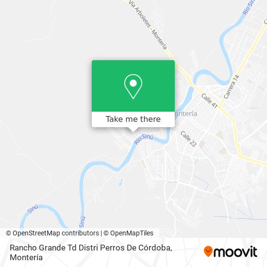 Mapa de Rancho Grande Td Distri Perros De Córdoba