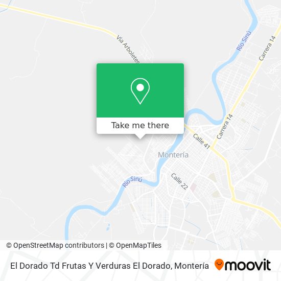 El Dorado Td Frutas Y Verduras El Dorado map