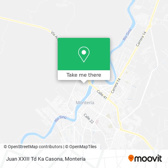 Juan XXIII Td Ka Casona map