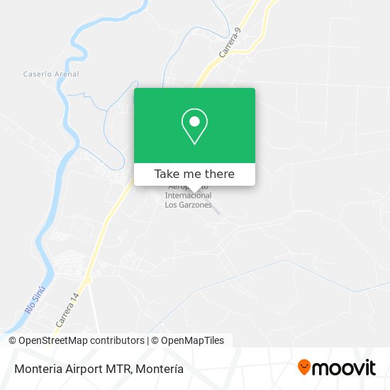Mapa de Monteria Airport MTR
