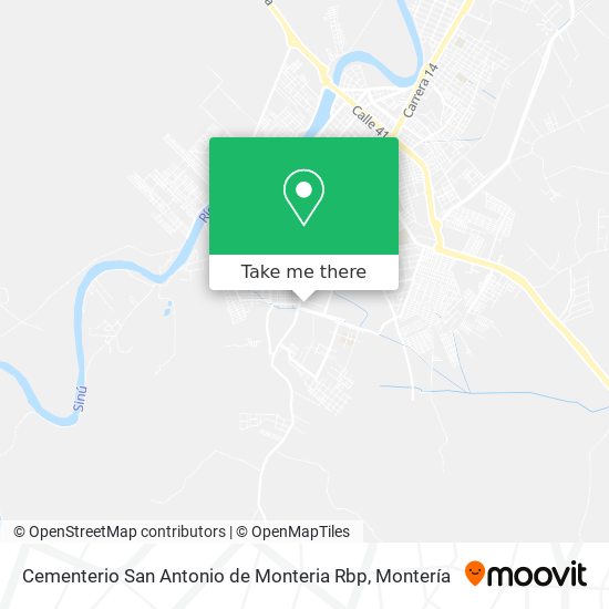 Cementerio San Antonio de Monteria Rbp map