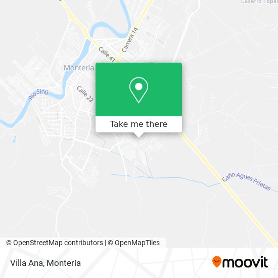 Mapa de Villa Ana
