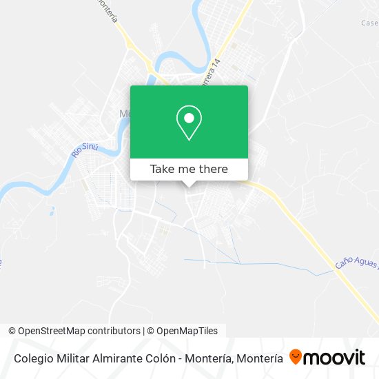 Mapa de Colegio Militar Almirante Colón - Montería