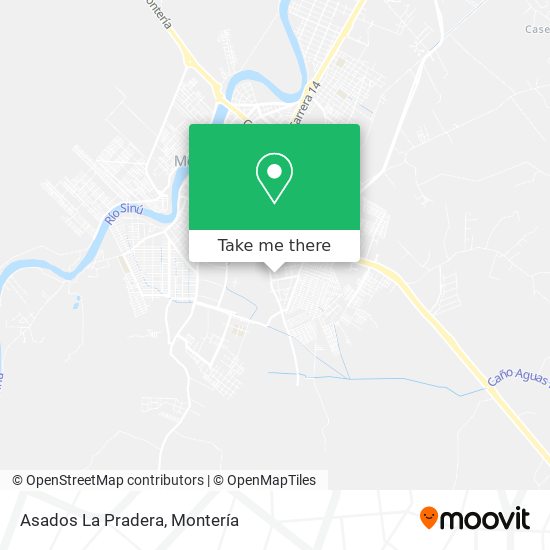 Asados La Pradera map