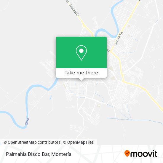 Palmahia Disco Bar map