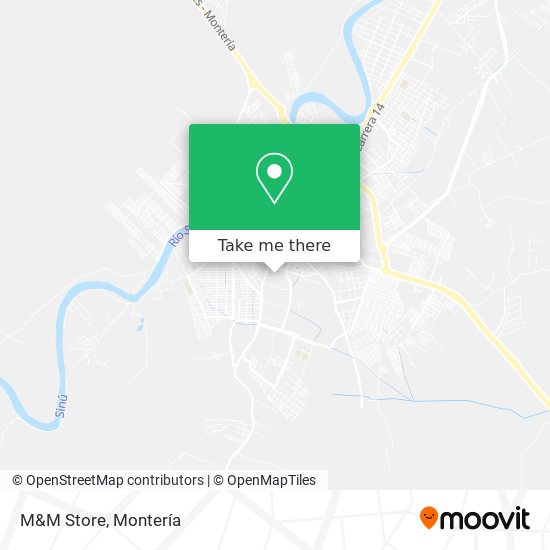 Mapa de M&M Store