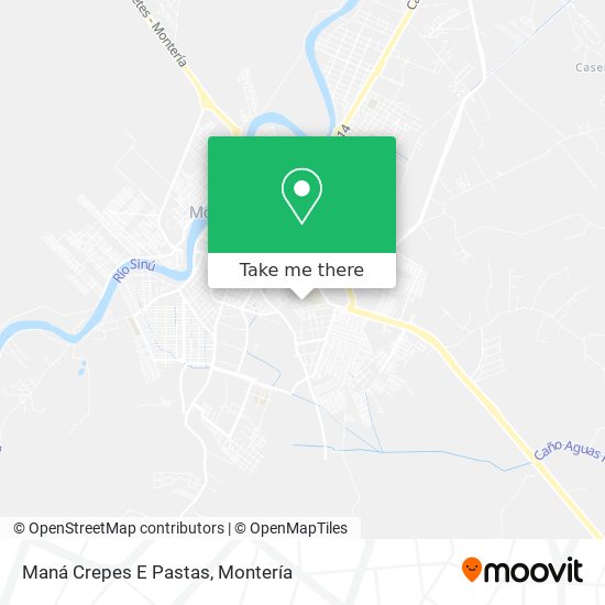 Mapa de Maná Crepes E Pastas