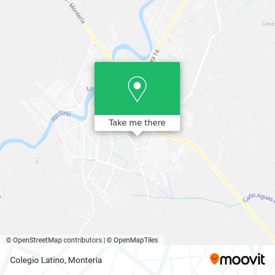 Mapa de Colegio Latino