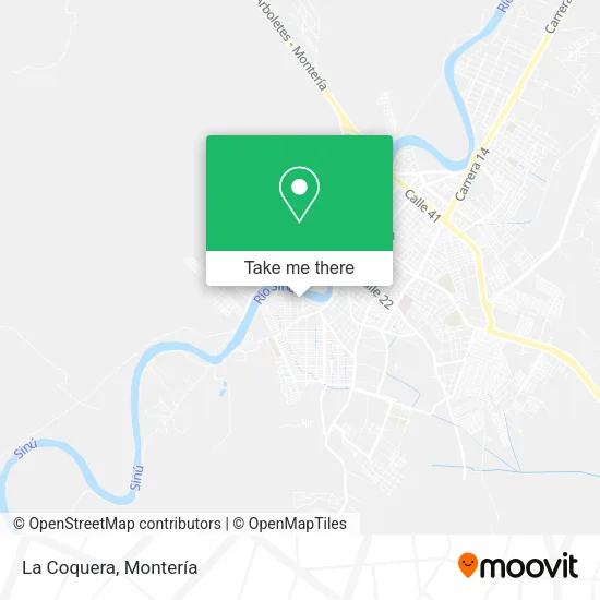 Mapa de La Coquera