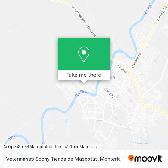 Veterinarias-Sochy Tienda de Mascotas map