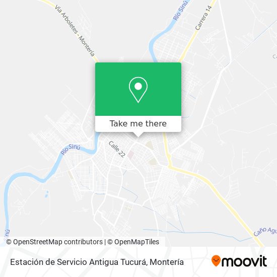 Estación de Servicio Antigua Tucurá map
