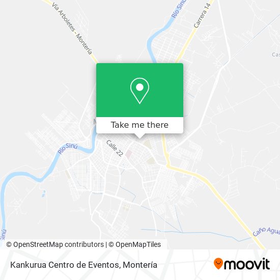 Kankurua Centro de Eventos map