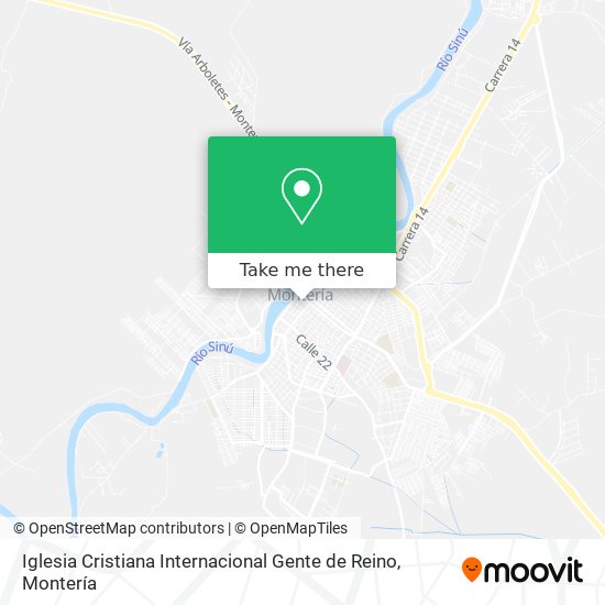 Iglesia Cristiana Internacional Gente de Reino map