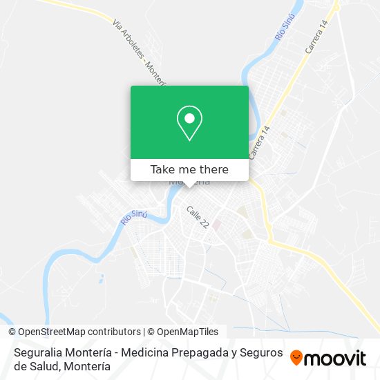 Seguralia Montería - Medicina Prepagada y Seguros de Salud map