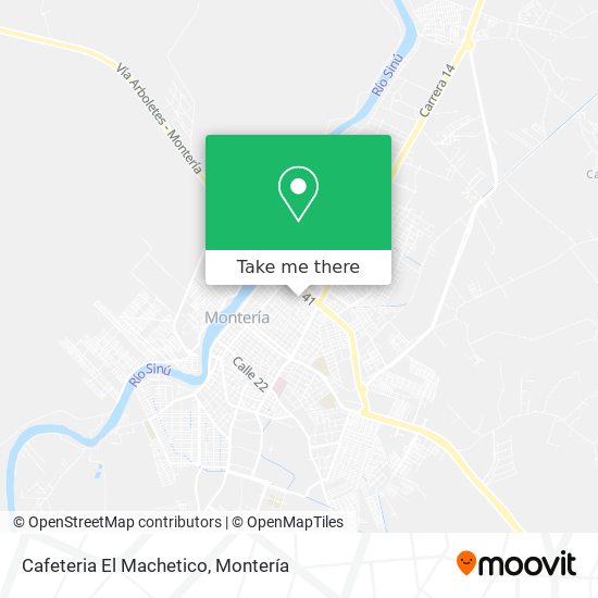 Cafeteria El Machetico map