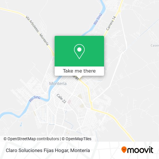 Mapa de Claro Soluciones Fijas Hogar