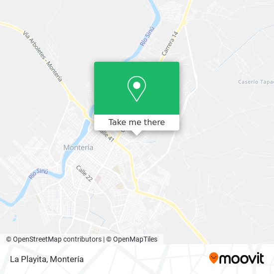 Mapa de La Playita