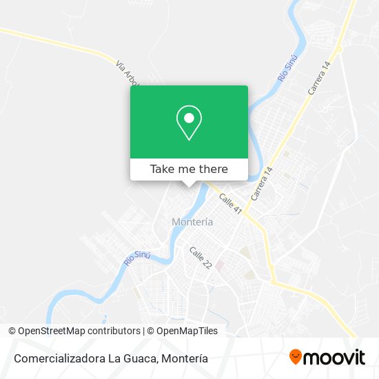 Comercializadora La Guaca map